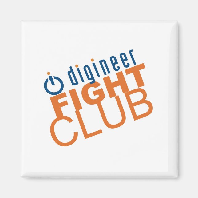 Íman Magnet do Digineer Fight Club (Frente)