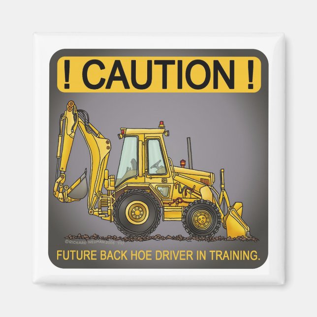 Íman Magnet do Driver da Backhoe Futuro (Frente)