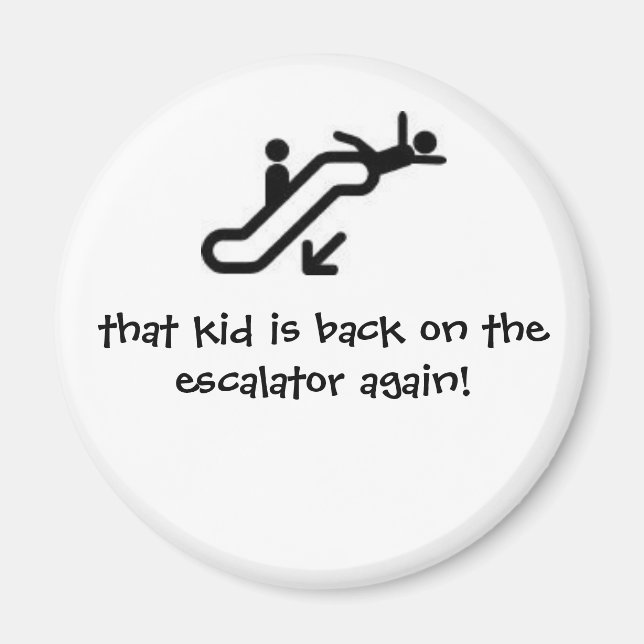 Íman Magnet do Escalator Kid (Frente)