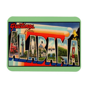 Íman Magnet do estado do Alabama
