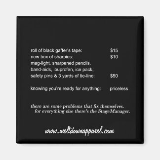 Íman Magnet do gerenciador de palcos (preto)