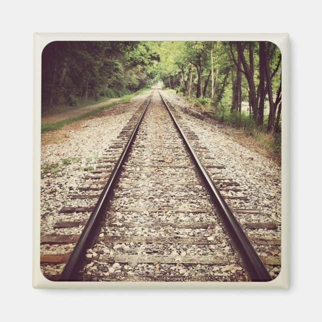 Íman Magnet do Instagram Railroad (Frente)