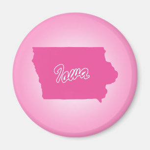 Íman Magnet do Iowa State Rosa