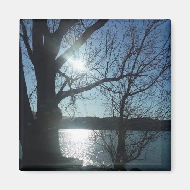 Íman Magnet do lago Mendocino (Frente)