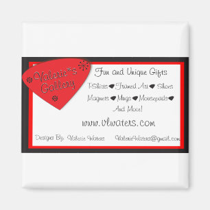 Íman Magnet do Logotipo da Galeria Valerie