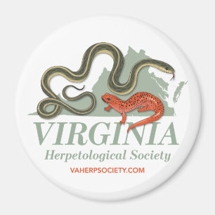 Íman Magnet do logotipo da LOVirginia Herpetological So