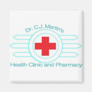 Íman Magnet do logotipo do Dr. C.J. Martin