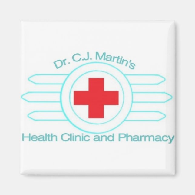 Íman Magnet do logotipo do Dr. C.J. Martin (Frente)