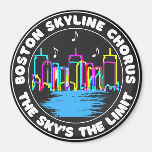Íman Magnet do logotipo do Skyline Chorus em Boston