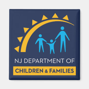 Íman Magnet do logotipo quadrado NJDCF