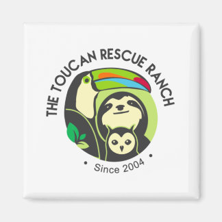 Íman Magnet do Logotipo Ranch do Toucan Rescution - Qua