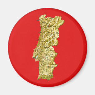 Íman Magnet do mapa Portugal