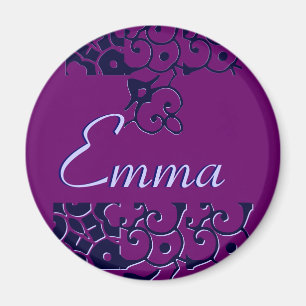 Íman Magnet do nome do Emma Designer - Personalizável