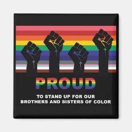 Íman Magnet do Orgulho dos Direitos Civis - LGBTQA - BL