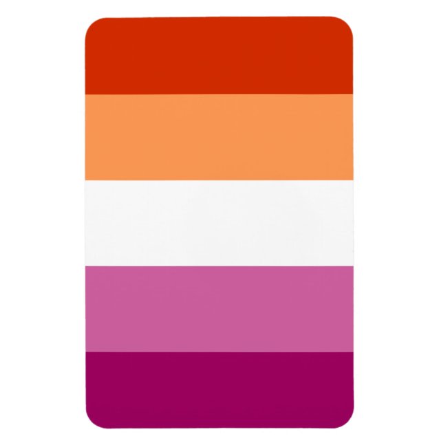 Íman Magnet do Orgulho Lésbico (Vertical)