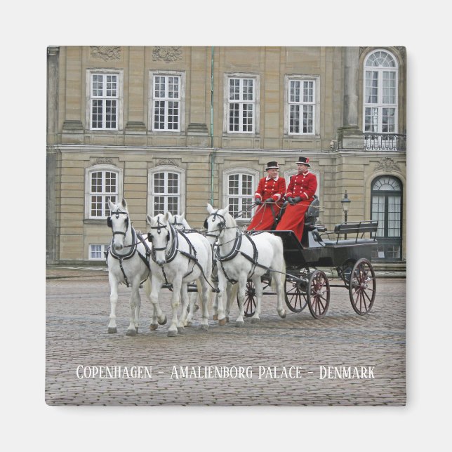 Íman Magnet do Palácio de Copenhaga/Amalienborg! (Frente)