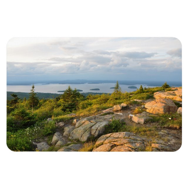 Íman Magnet do Parque Nacional Acadia de cadillac Monta (Horizontal)