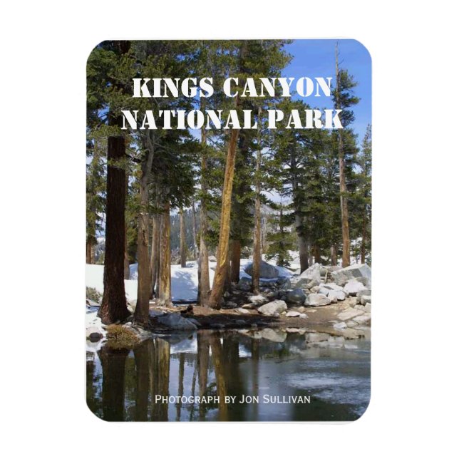 Íman Magnet do Parque Nacional do Kings Canyon (Vertical)