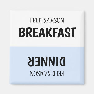 Íman Magnet do Pet Feeding Tracker Personalizado