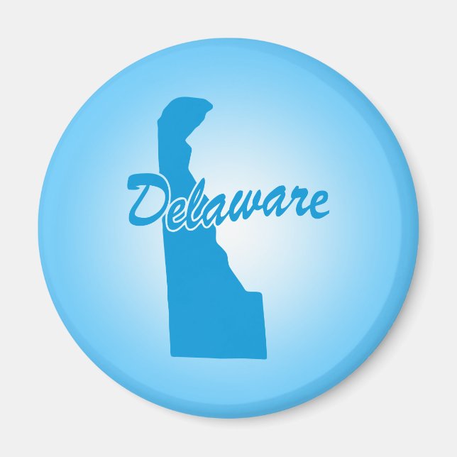 Íman Magnet do State Delaware (Frente)