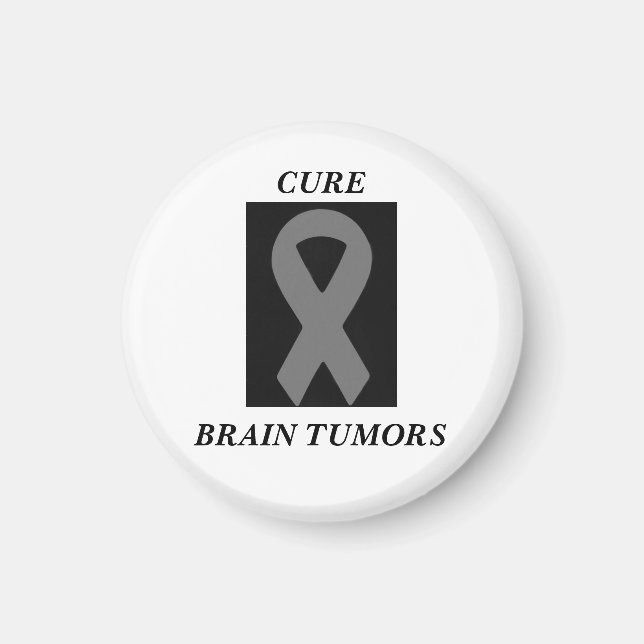 ÍMAN MAGNET DO TUMOR DO CÉREBRO CURE (Frente)
