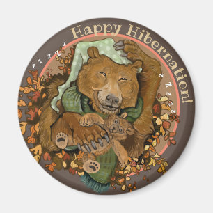 Íman Magnet do Urso do Fofinho de Hibernação
