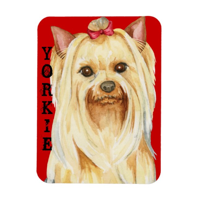 Íman Magnet do Yorkie Color Block (Vertical)