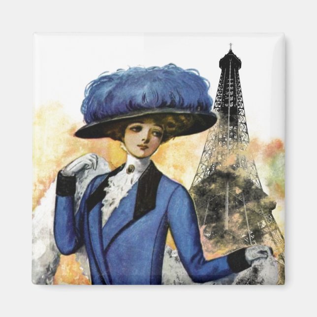 Íman Magnet dos Sonhos de Paris (Frente)