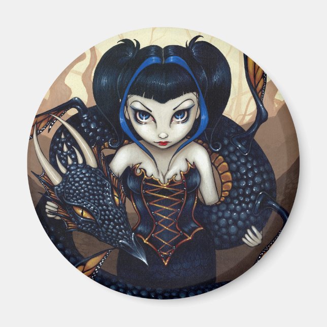 Íman Magnet "Dragão Negro" (Frente)