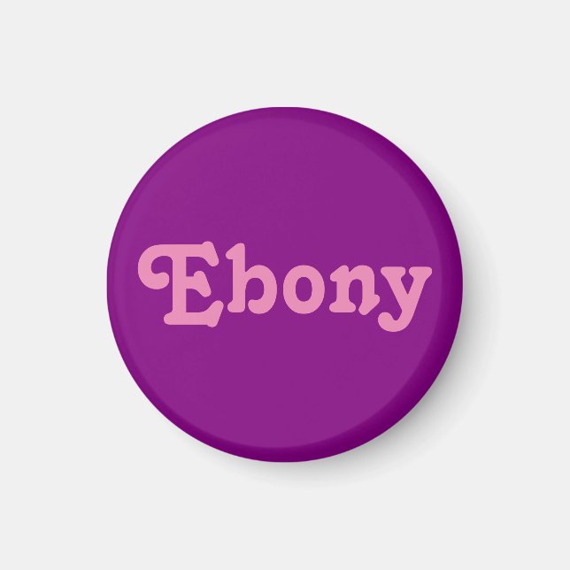 Íman Magnet Ebony (Frente)