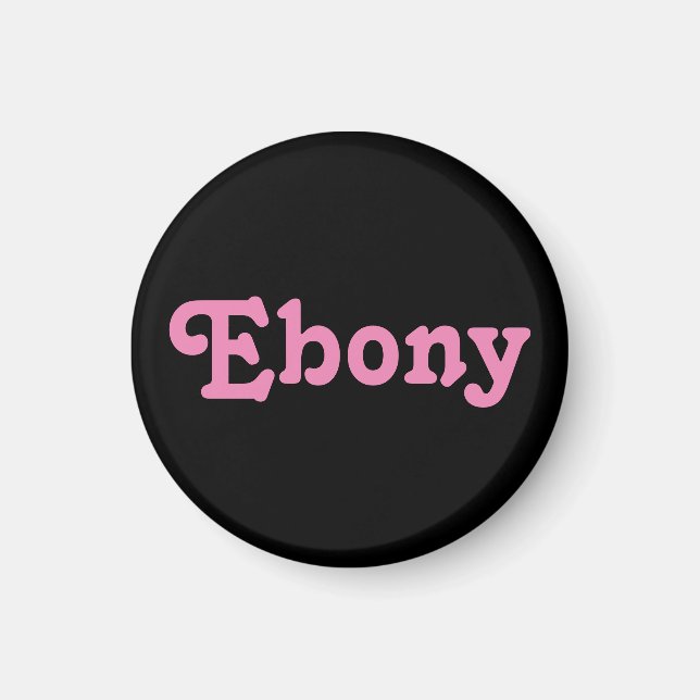 Íman Magnet Ebony (Frente)