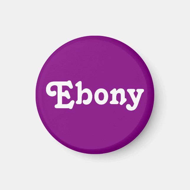Íman Magnet Ebony (Frente)