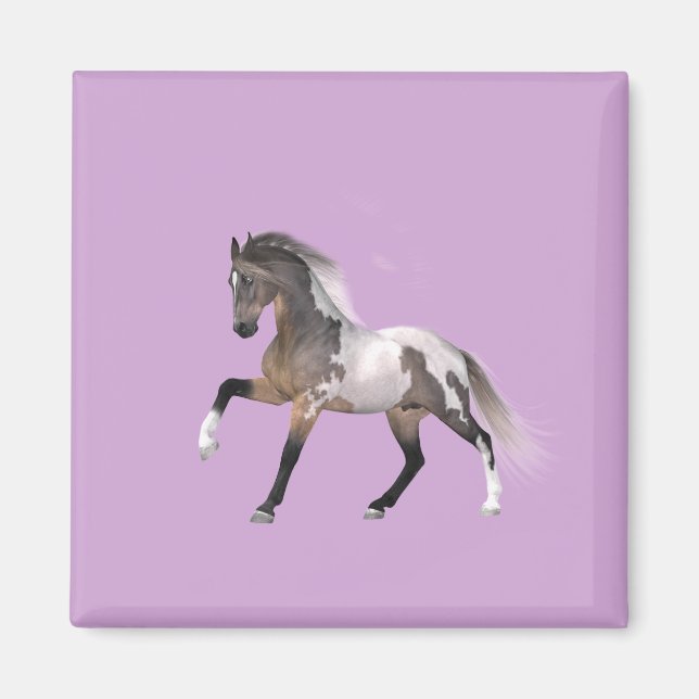 Íman Magnet em Execução de Cavalo de Tinta (Frente)