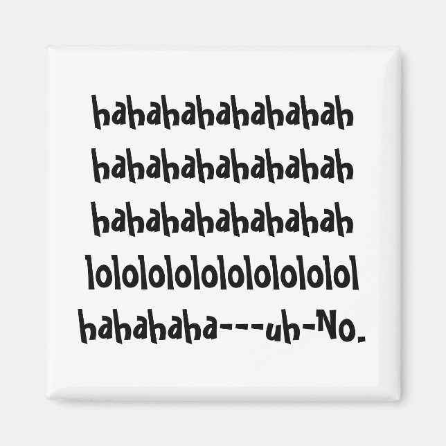 Íman Magnet Engraçado (Frente)