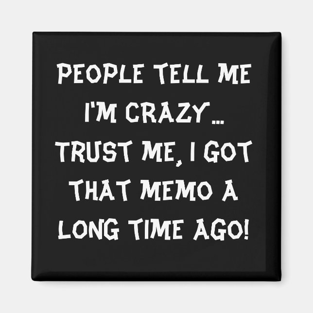 Íman Magnet Engraçado Humoroso (Frente)