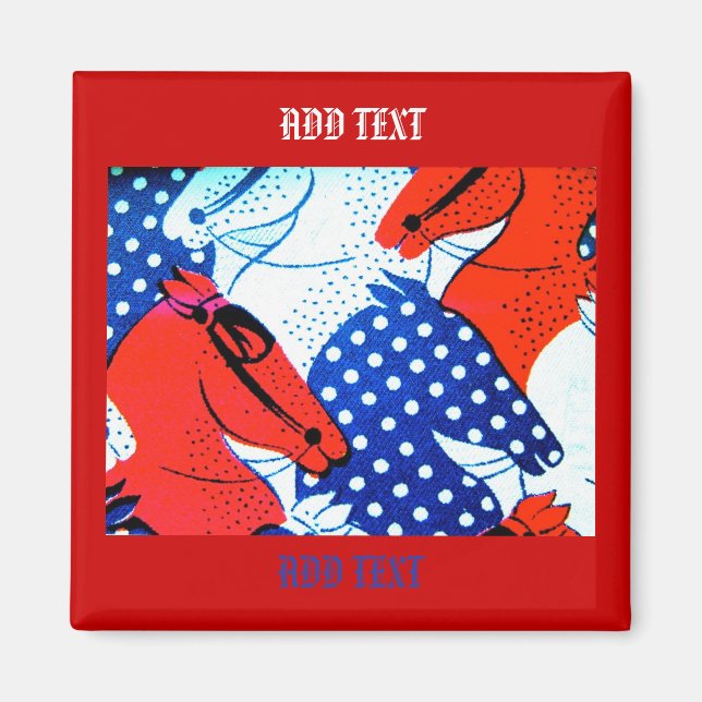 Íman Magnet Equestre Americano (Frente)