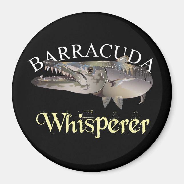 Íman Magnet Escuro Barracuda Whisperer (Frente)