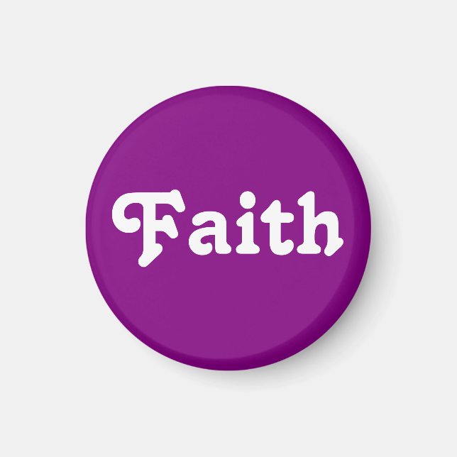 Íman Magnet Faith (Frente)