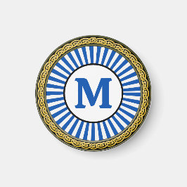 Íman Magnet - Faixa Azul - Personalizada - Adicionar In