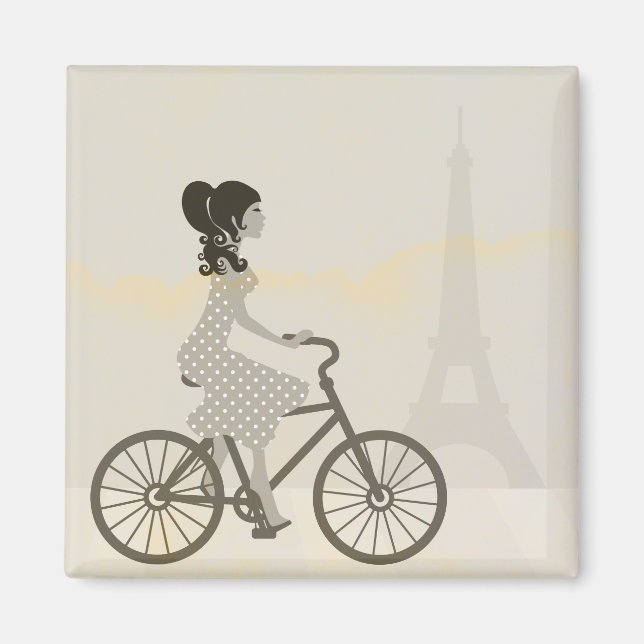 Íman Magnet fashionista de Paris (Frente)