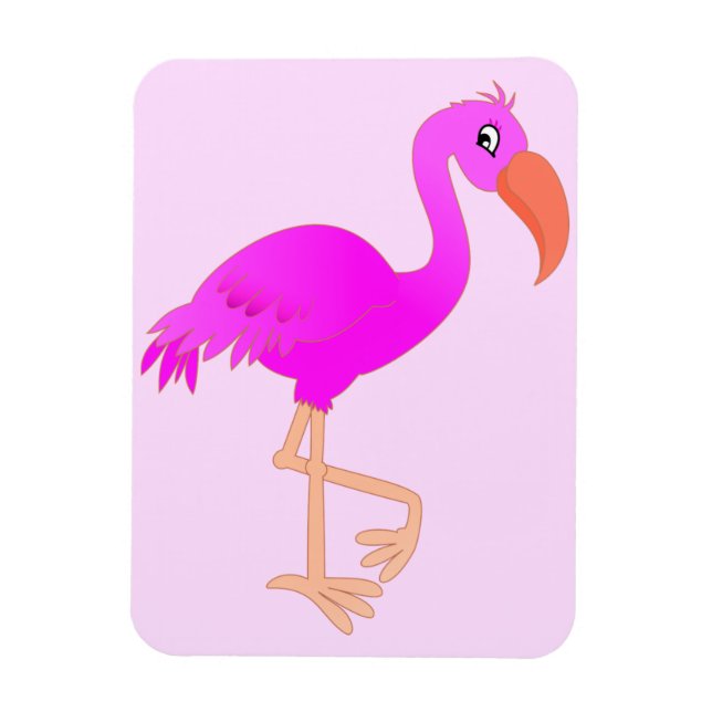 Íman Magnet Flamingo rosa (Vertical)