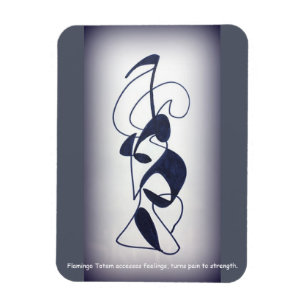 Íman Magnet Flamingo Totem