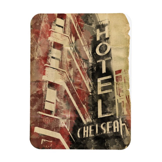 Íman Magnet Flexi Nova Iorque Hotel Chelsea (Vertical)
