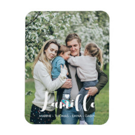 Íman Magnet flexible personnalisé photo de famille prén