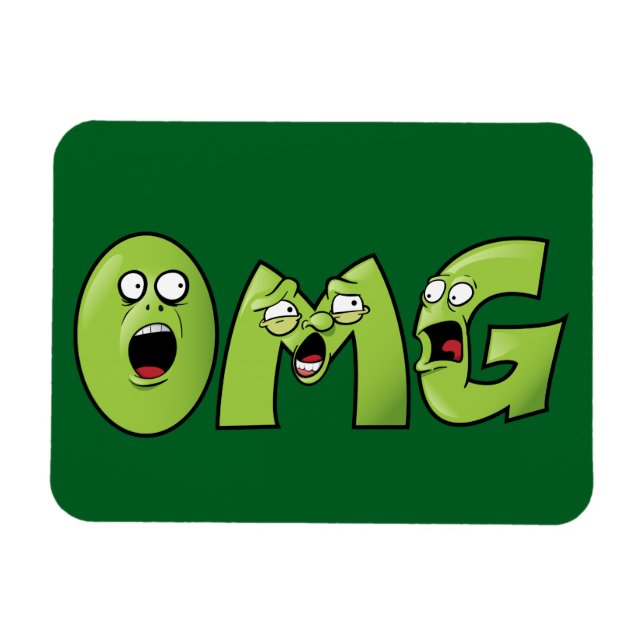 Íman Magnet flexível do OMG (Horizontal)