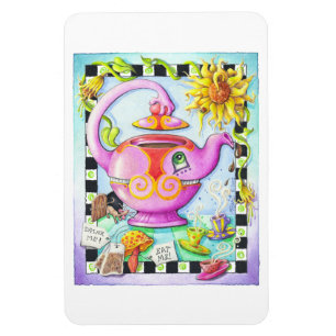 ÍMAN  MAGNET FLEXÍVEL - LOUCO SOBRE A FESTA DO CHÁ