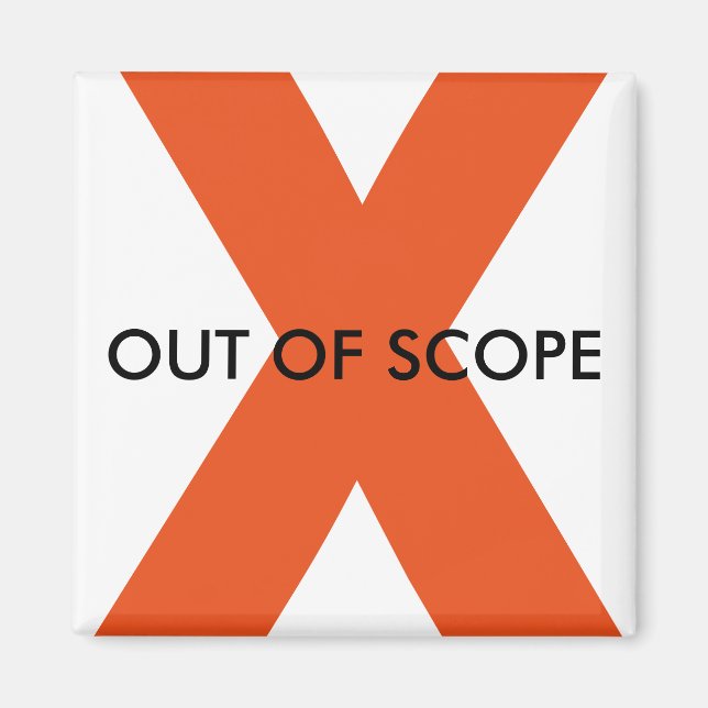 Íman Magnet Fora De Alcance (Frente)