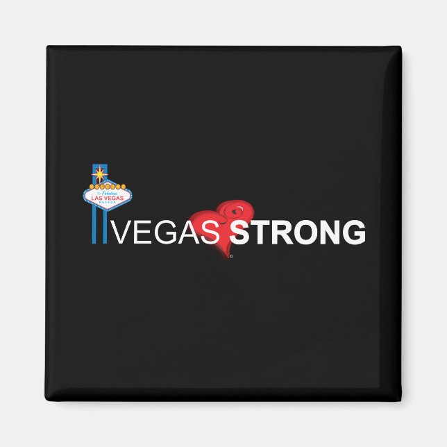 Íman Magnet Forte de Souvenir Vegas (Frente)