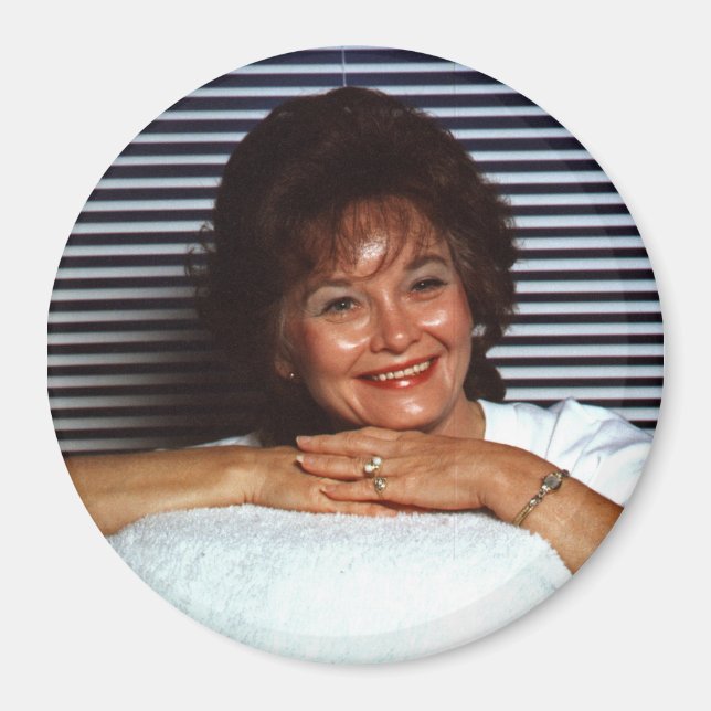 Íman Magnet, Foto Personalizada Redonda (Frente)