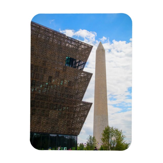 Íman Magnet Frigorífico do Museu Afro-Americano (Vertical)